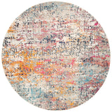 Safavieh Madison 5'-0" x 5'-0" Rug in Grey / Pink