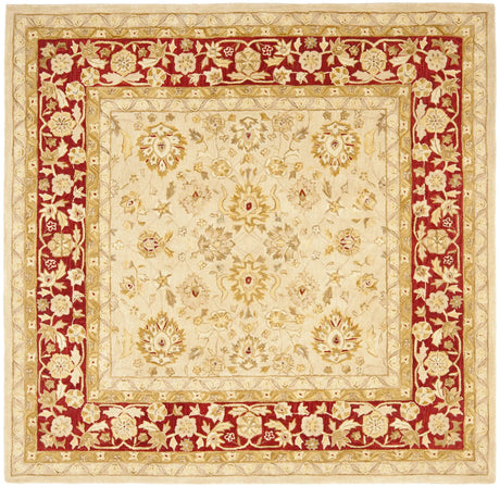 Safavieh Anatolia 8'-0" x 8'-0" Rug in Ivory / Red