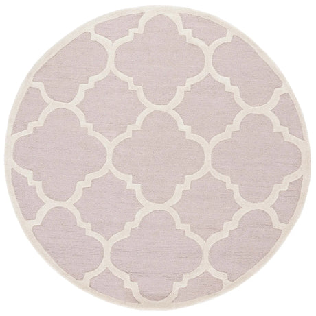 Safavieh Cambridge 6'-0" x 6'-0" Rug in Light Pink / Ivory