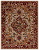 Safavieh Classic 9'-6" x 13'-6" Rug in Light Gold / Red