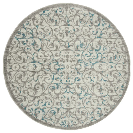 Safavieh Skyler 6'-7" x 6'-7" Rug in Ivory / Blue