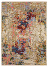 Oriental Weavers Sphinx SOLERI SOL06 Beige Abstract Rugs - main flat