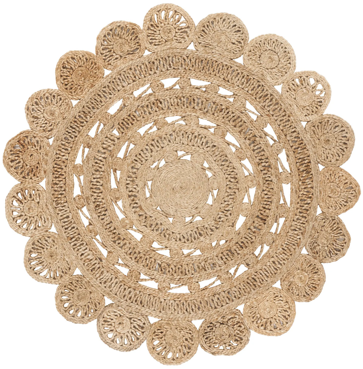 Safavieh Natural Fiber 3'-0" x 3'-0" Rug in Natural