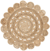 Safavieh Natural Fiber 3'-0" x 3'-0" Rug in Natural