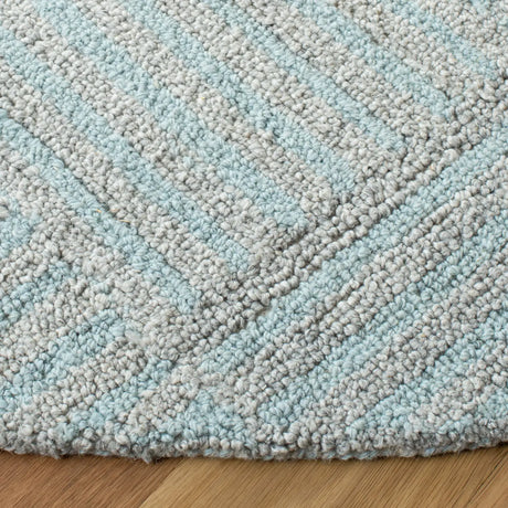 Safavieh Abstract 6'-0" x 6'-0" Rug in Blue / Grey