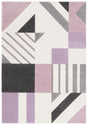 Safavieh Hollywood 4'-0" x 6'-0" Rug in Ivory / Purple