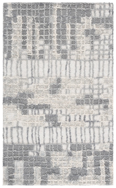 Safavieh Abstract 3'-0" x 5'-0" Rug in Ivory / Dark Grey