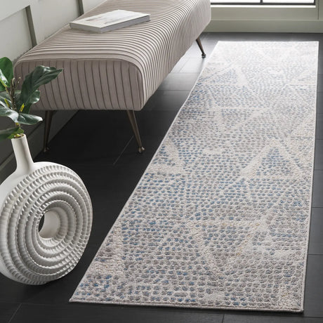 Safavieh Palma 2'-2" x 9'-0" Rug in Beige / Blue