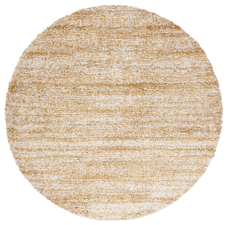 Safavieh Hudson Shag 7'-0" x 7'-0" Rug in Ivory / Gold