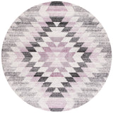 Safavieh Adirondack 7'-0" x 7'-0" Rug in Plum / Ivory