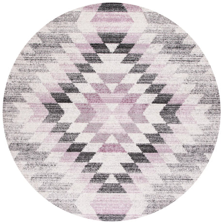 Safavieh Adirondack 7'-0" x 7'-0" Rug in Plum / Ivory
