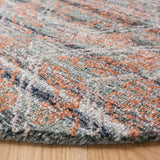 Safavieh Marquee 6'-0" x 6'-0" Rug in Grey / Rust