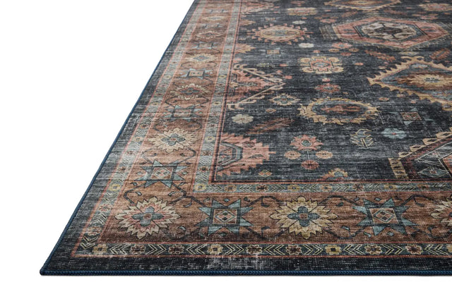 Loloi Anniston ANS-03 Denim / Sunset Rug - rug corner