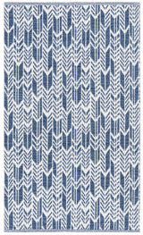 Safavieh Montauk 3'-0" x 5'-0" Rug in Navy / Ivory