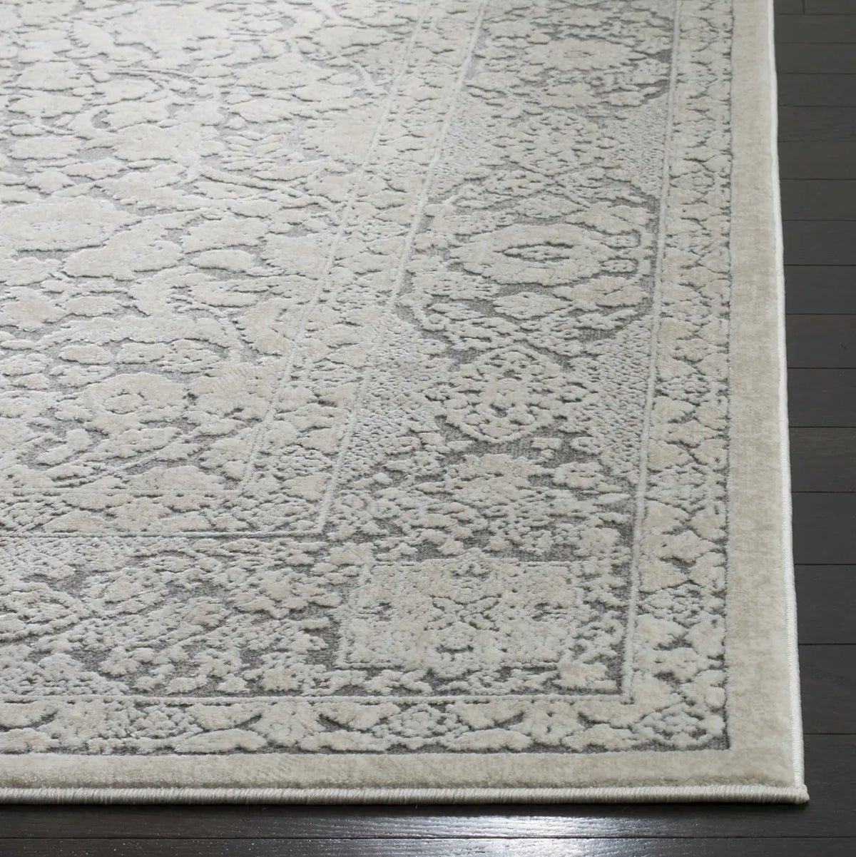 Safavieh Reflection 4'-0" x 6'-0" Rug in Dark Grey / Cream