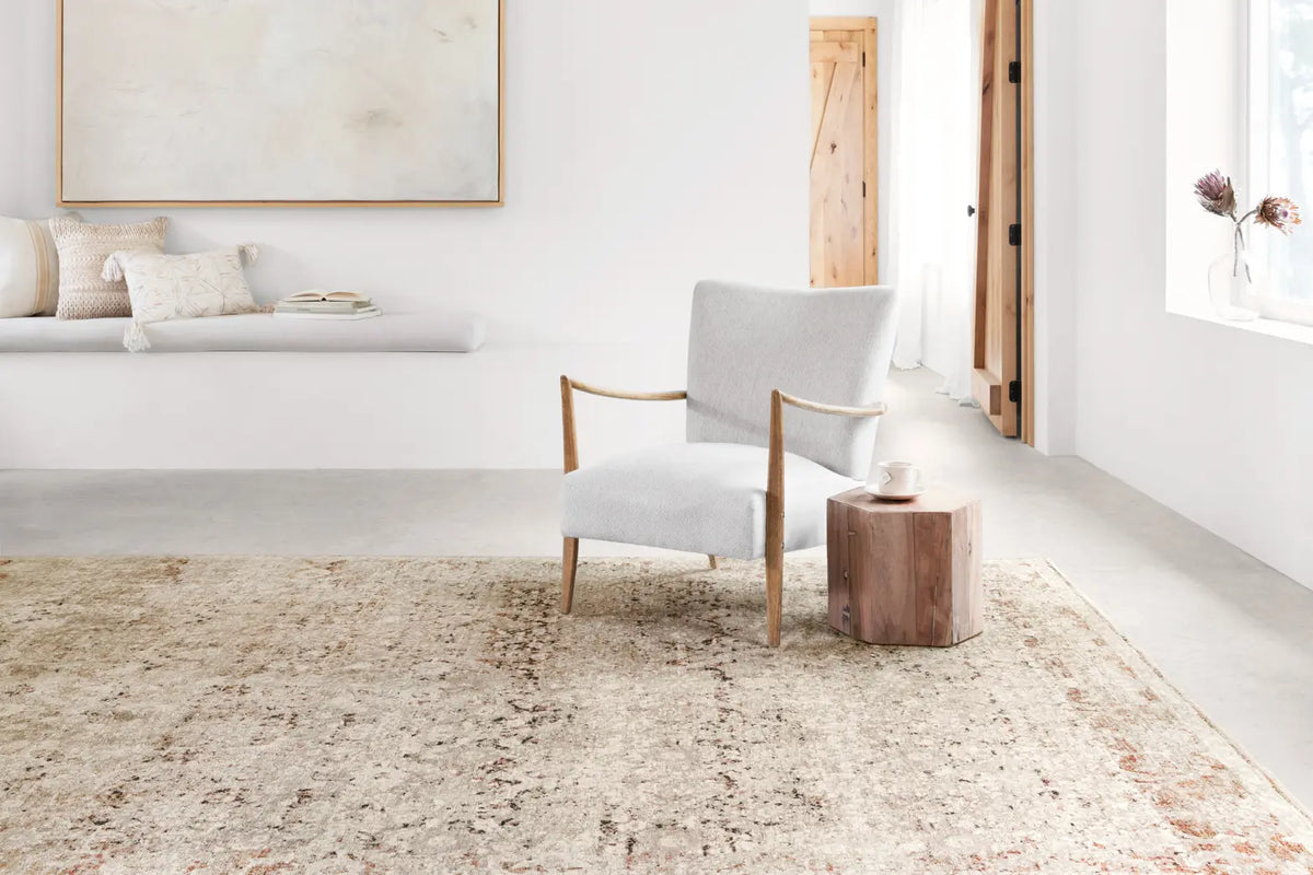 Loloi Theia The-07 Natural/Rust Rug - room scene 1 horizontal