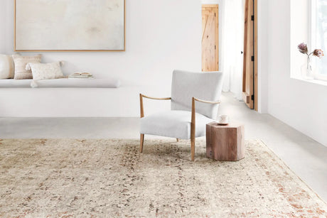 Loloi Theia The-07 Natural/Rust Rug - room scene 1 horizontal