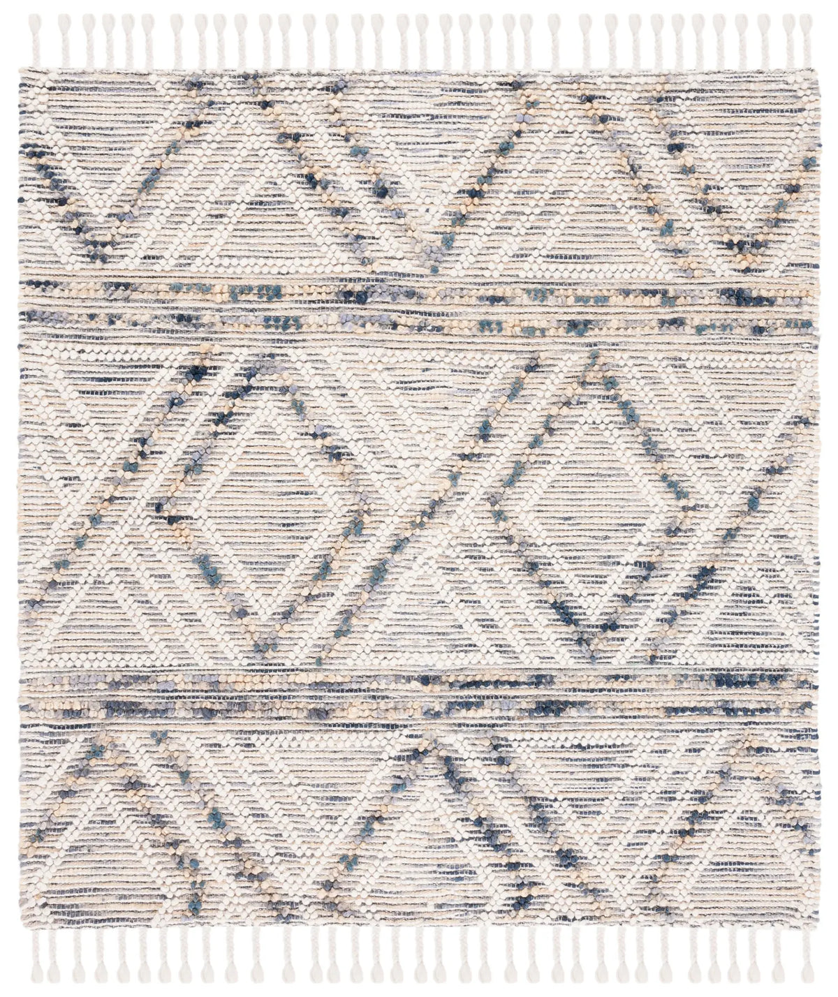 Safavieh Natura 6'-0" x 6'-0" Rug in Ivory / Blue