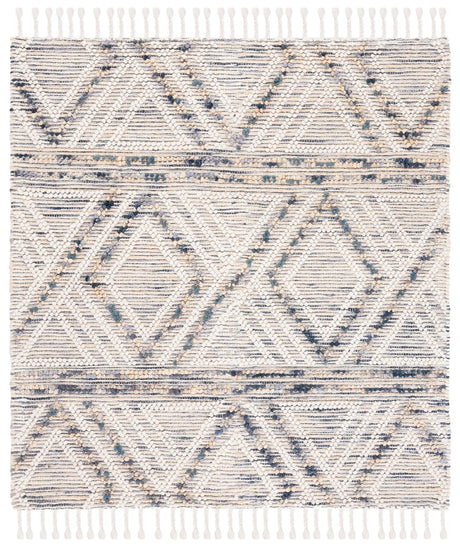 Safavieh Natura 6'-0" x 6'-0" Rug in Ivory / Blue
