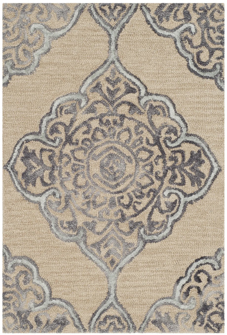 Safavieh Dip Dye 2'-0" x 3'-0" Rug in Beige / Blue