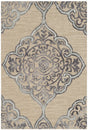 Safavieh Dip Dye 2'-0" x 3'-0" Rug in Beige / Blue