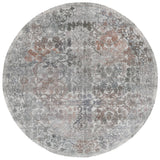 Safavieh Marquee 6'-0" x 6'-0" Rug in Rust / Grey