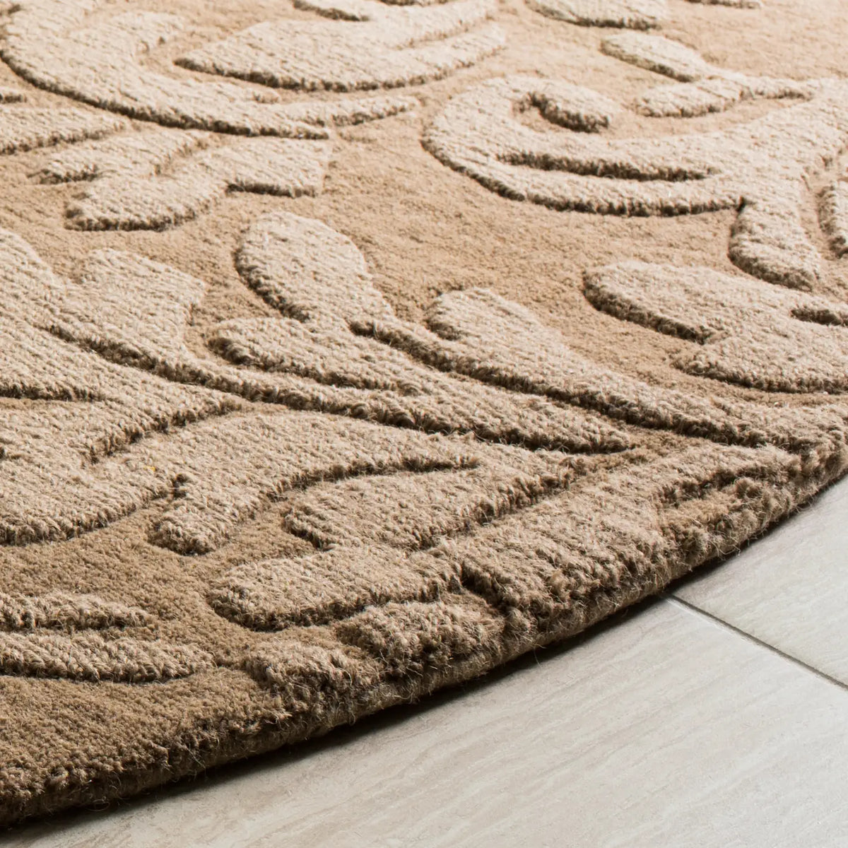 Safavieh Impressions 5'-0" x 5'-0" Rug in Light Brown