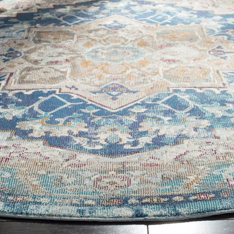 Safavieh Aria 6'-5" x 6'-5" Rug in Blue / Beige