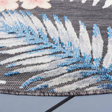 Safavieh Cabana 6'-5" x 6'-5" Rug in Black / Rust
