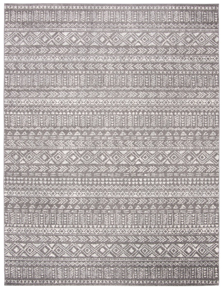 Safavieh Tulum 10'-0" x 13'-0" Rug in Dark Grey / Ivory