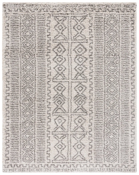 Safavieh Hudson Shag 10'-0" x 14'-0" Rug in Ivory / Grey