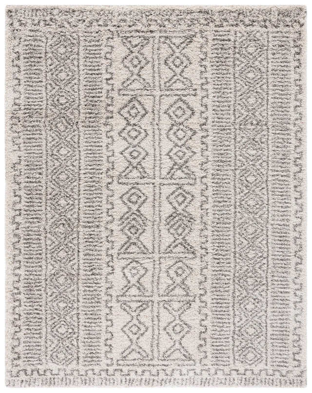 Safavieh Hudson Shag 10'-0" x 14'-0" Rug in Ivory / Grey