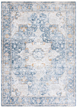 Safavieh Moondust 600 4'-0" x 6'-0" Rug in Ivory / Blue