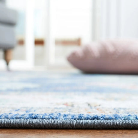 Safavieh Phoenix 500 4'-5" x 6'-5" Rug in Navy / Ivory