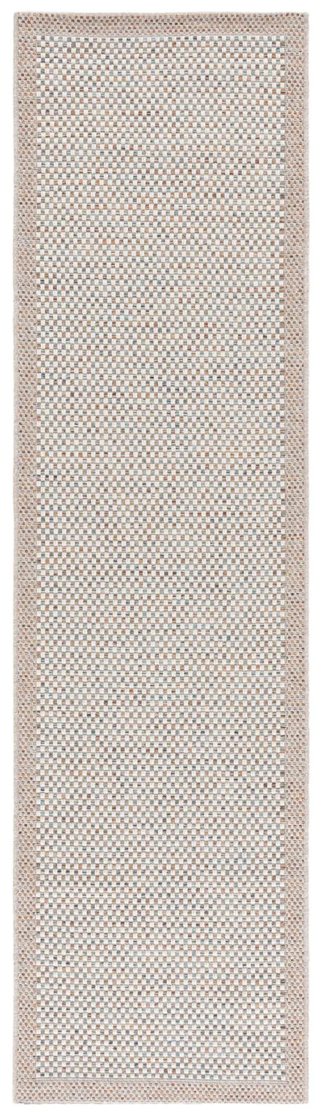 Safavieh Sisal All-Weather 2'-2" x 8'-0" Rug in Ivory / Aqua Orange