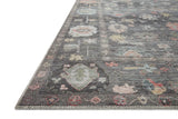 Loloi Elysium Ely-03 Charcoal/Multi Rug - rug corner