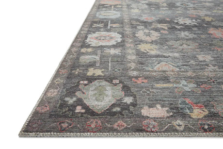 Loloi Elysium Ely-03 Charcoal/Multi Rug - rug corner