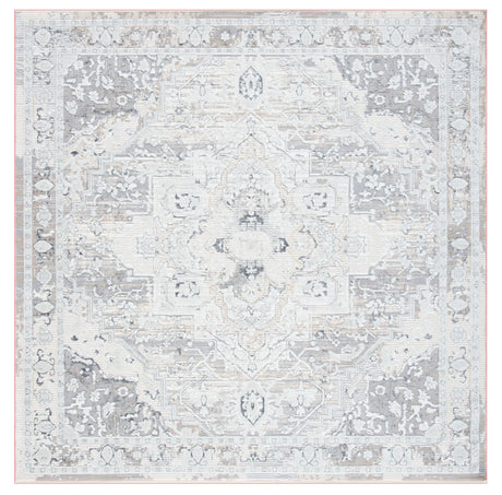 Safavieh Martha Stewart Sabrina 6'-7" x 6'-7" Rug in Grey / Beige