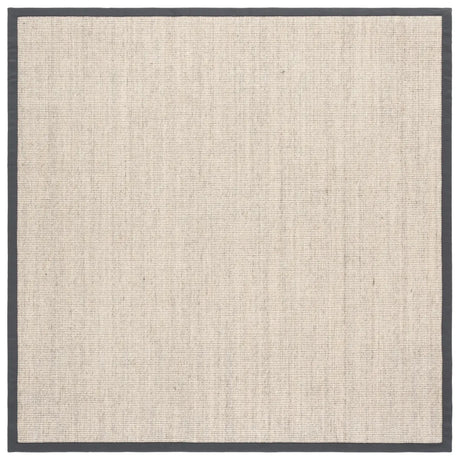Safavieh Natural Fiber 6'-0" x 6'-0" Rug in Marble / Grey