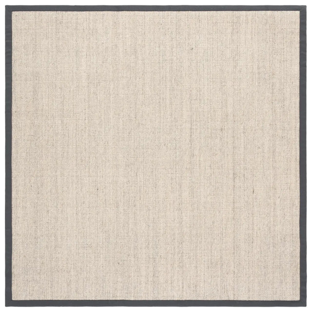 Safavieh Natural Fiber 6'-0" x 6'-0" Rug in Marble / Grey