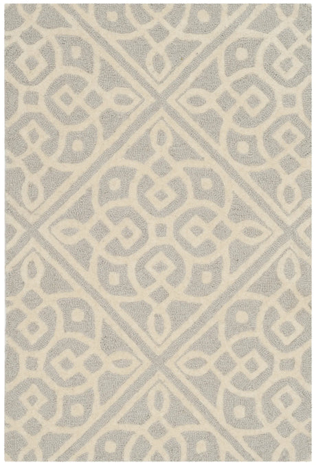 Safavieh Cambridge 2'-0" x 3'-0" Rug in Light Grey / Ivory