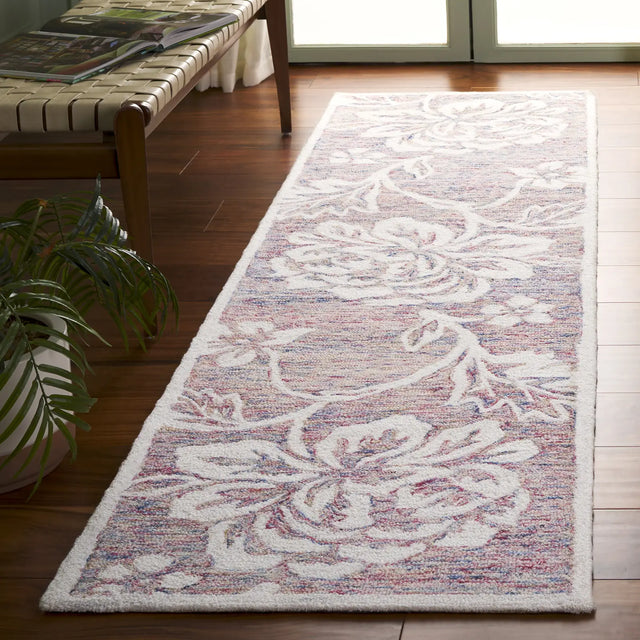 Safavieh Jardin 2'-3" x 8'-0" Rug in Grey / Ivory