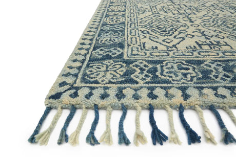 Loloi Zharah Zr-09 Mist / Blue Rugs - rug corner