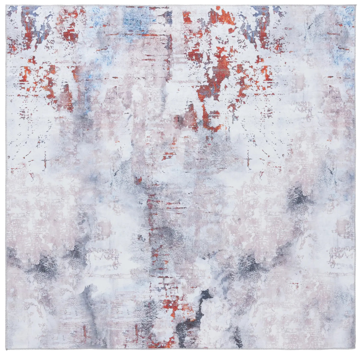 Safavieh Malibu 6'-0" x 6'-0" Rug in Ivory / Rust