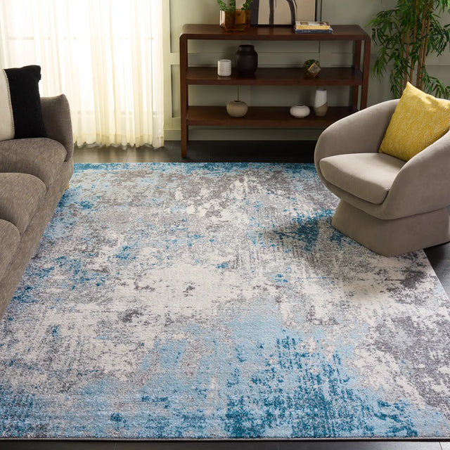 Safavieh Tulum 10'-0" x 13'-0" Rug in Grey / Blue