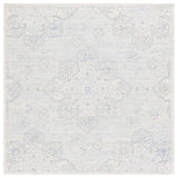 Safavieh Trace 6'-0" x 6'-0" Rug in Light Blue / Ivory
