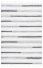 Safavieh Moroccan Tassel Shag 4'-0" x 6'-0" Rug in Ivory / Grey