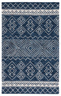 Safavieh Metro 4'-0" x 6'-0" Rug in Navy / Ivory