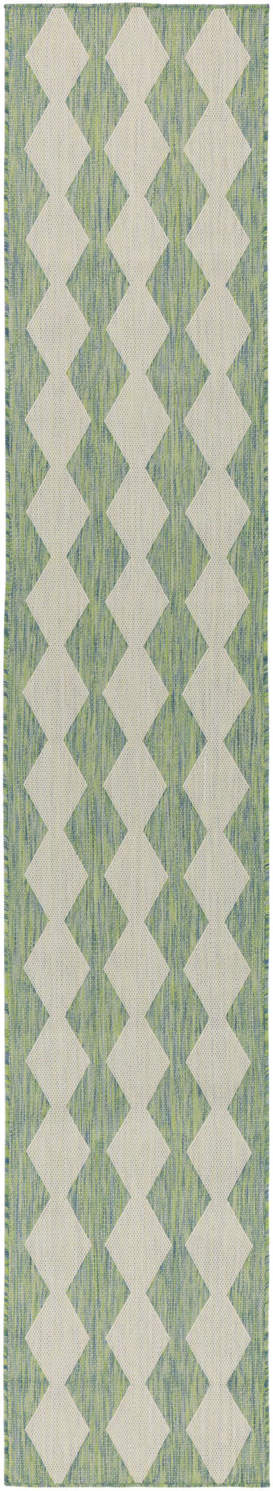 Nourison Positano Pos04 Blue Green Rug