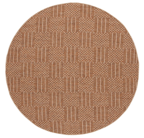 Safavieh Sisal All-Weather 6'-7" x 6'-7" Rug in Natural / Brown